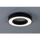 Rabalux 71360 LED mennyezetre szerelhető lámpa Cirano | 24W integrált LED forrás | 1420lm | 3000/4000/6000K | fekete