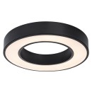 Rabalux 71360 LED mennyezetre szerelhető lámpa Cirano | 24W integrált LED forrás | 1420lm | 3000/4000/6000K | fekete