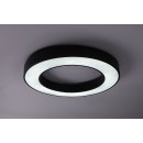 Rabalux 71361 LED mennyezetre szerelhető lámpa Cirano | 45W integrált LED forrás | 2700lm | 3000-6500K | távirányítás | fényerőszabályzó | fekete