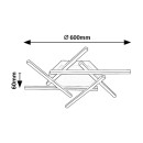 Rabalux 98071365 LED mennyezetre szerelhető lámpa Severine  | 40W integrált LED forrás | 2060lm | 3000K