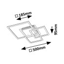 Rabalux 98071371 LED mennyezetre szerelhető lámpa Ottavia | 40W integrált LED forrás | 3100lm | 3000K