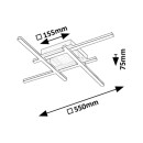 Rabalux 98071398 LED mennyezetre szerelhető lámpa Demir  | 24W integrált LED forrás | 1880lm | 4000K