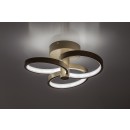 Rabalux 71400 LED mennyezetre szerelhető lámpa Isidora | 32W integrált LED forrás | 2560lm | 3000-6500K | távirányítás | fényerőszabályzó | bézs