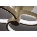Rabalux 71400 LED mennyezetre szerelhető lámpa Isidora | 32W integrált LED forrás | 2560lm | 3000-6500K | távirányítás | fényerőszabályzó | bézs