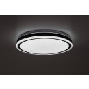 Rabalux 71412 LED mennyezetre szerelhető lámpa Corlet | 20W integrált LED forrás | 1500lm | 3000-6500K | távirányítás | fényerőszabályzó | fekete
