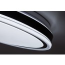 Rabalux 71412 LED mennyezetre szerelhető lámpa Corlet | 20W integrált LED forrás | 1500lm | 3000-6500K | távirányítás | fényerőszabályzó | fekete