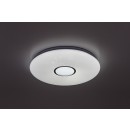 Rabalux 71414 LED mennyezetre szerelhető lámpa Balmerino | 24W integrált LED forrás | 1755lm | 3000-6000K | távirányítás | fényerőszabályzó | fehér