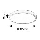 Rabalux 98071436 LED kültéri mennyezeti lámpa Alenzo  | 18W integrált LED forrás | 1200lm | 3000+4000+6500K