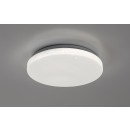 Rabalux 71444 LED mennyezetre szerelhető lámpa Danny2 | 12W integrált LED forrás | 960lm | 3000-6500K | távirányítás | fényerőszabályzó | fehér