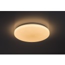Rabalux 71446 LED mennyezetre szerelhető lámpa Danny2 | 34W integrált LED forrás | 2800lm | 3000-6500K | távirányítás | fényerőszabályzó | fehér