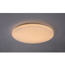 Rabalux 71448 LED mennyezetre szerelhető lámpa Danny2 | 80W integrált LED forrás | 5700lm | 3000-6500K | távirányítás | fényerőszabályzó | fehér