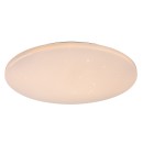 Rabalux 71448 LED mennyezetre szerelhető lámpa Danny2 | 80W integrált LED forrás | 5700lm | 3000-6500K | távirányítás | fényerőszabályzó | fehér