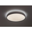 Rabalux 71449 LED mennyezetre szerelhető lámpa Zerava | 34W integrált LED forrás | 2100lm | 3000-6500K | távirányítás | fényerőszabályzó | fekete