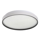 Rabalux 71449 LED mennyezetre szerelhető lámpa Zerava | 34W integrált LED forrás | 2100lm | 3000-6500K | távirányítás | fényerőszabályzó | fekete