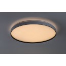 Rabalux 71450 LED mennyezetre szerelhető lámpa Zerava | 60W integrált LED forrás | 3800lm | 3000-6500K | távirányítás | fényerőszabályzó | fekete