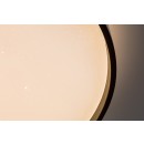 Rabalux 71450 LED mennyezetre szerelhető lámpa Zerava | 60W integrált LED forrás | 3800lm | 3000-6500K | távirányítás | fényerőszabályzó | fekete