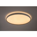 Rabalux 71451 LED mennyezetre szerelhető lámpa Zerava | 80W integrált LED forrás | 4400lm | 3000-6500K | távirányítás | fényerőszabályzó | fekete