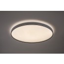 Rabalux 71451 LED mennyezetre szerelhető lámpa Zerava | 80W integrált LED forrás | 4400lm | 3000-6500K | távirányítás | fényerőszabályzó | fekete
