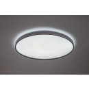 Rabalux 71451 LED mennyezetre szerelhető lámpa Zerava | 80W integrált LED forrás | 4400lm | 3000-6500K | távirányítás | fényerőszabályzó | fekete