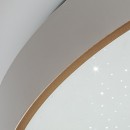 Rabalux 71452 LED mennyezetre szerelhető lámpa Zerava | 34W integrált LED forrás | 2200lm | 3000-6500K | távirányítás | fényerőszabályzó | aranyszínű