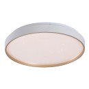 Rabalux 71452 LED mennyezetre szerelhető lámpa Zerava | 34W integrált LED forrás | 2200lm | 3000-6500K | távirányítás | fényerőszabályzó | aranyszínű