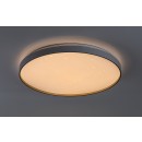 Rabalux 71453 LED mennyezetre szerelhető lámpa Zerava | 60W integrált LED forrás | 4100lm | 3000-6500K | távirányítás | fényerőszabályzó | aranyszínű