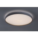 Rabalux 71453 LED mennyezetre szerelhető lámpa Zerava | 60W integrált LED forrás | 4100lm | 3000-6500K | távirányítás | fényerőszabályzó | aranyszínű