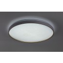 Rabalux 71453 LED mennyezetre szerelhető lámpa Zerava | 60W integrált LED forrás | 4100lm | 3000-6500K | távirányítás | fényerőszabályzó | aranyszínű