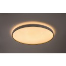 Rabalux 71454 LED mennyezetre szerelhető lámpa Zerava | 80W integrált LED forrás | 4600lm | 3000-6500K | távirányítás | fényerőszabályzó | aranyszínű