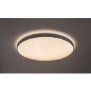 Rabalux 71454 LED mennyezetre szerelhető lámpa Zerava | 80W integrált LED forrás | 4600lm | 3000-6500K | távirányítás | fényerőszabályzó | aranyszínű