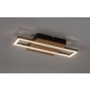Rabalux 71455 LED mennyezetre szerelhető lámpa Noxelle | 12W integrált LED forrás | 670lm | 3000/4000/6000K | barna