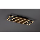 Rabalux 71456 LED mennyezetre szerelhető lámpa Noxelle | 28W integrált LED forrás | 1580lm | 3000/4000/6000K | barna
