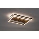 Rabalux 71457 LED mennyezetre szerelhető lámpa Noxelle | 26W integrált LED forrás | 1360lm | 3000/4000/6000K | barna