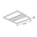 Rabalux 71458 LED mennyezetre szerelhető lámpa Noxelle | 30W integrált LED forrás | 1800lm | 3000/4000/6000K | barna