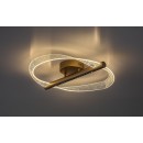 Rabalux 71464 LED mennyezetre szerelhető lámpa Olyssia | 24W integrált LED forrás | 1300lm | 3000K | aranyszínű