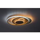 Rabalux 71465 LED mennyezetre szerelhető lámpa Brantiel | 57W integrált LED forrás | 3300lm | 3000-6000K | távirányítás | fényerőszabályzó | bézs