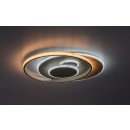 Rabalux 71465 LED mennyezetre szerelhető lámpa Brantiel | 57W integrált LED forrás | 3300lm | 3000-6000K | távirányítás | fényerőszabályzó | bézs