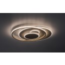Rabalux 71465 LED mennyezetre szerelhető lámpa Brantiel | 57W integrált LED forrás | 3300lm | 3000-6000K | távirányítás | fényerőszabályzó | bézs