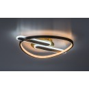 Rabalux 71467 LED mennyezetre szerelhető lámpa Brantiel | 60W integrált LED forrás | 3000lm | 3000-6000K | távirányítás | fényerőszabályzó | fekete