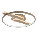 Rabalux 71468 LED mennyezetre szerelhető lámpa Brantiel | 55W integrált LED forrás | 4000lm | 3000-6000K | távirányítás | fényerőszabályzó | bézs