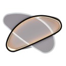 Rabalux 71469 LED mennyezetre szerelhető lámpa Brantiel | 57W integrált LED forrás | 3250lm | 3000-6000K | távirányítás | fényerőszabályzó | fekete