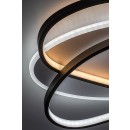 Rabalux 71470 LED mennyezetre szerelhető lámpa Brantiel | 57W integrált LED forrás | 3200lm | 3000-6000K | távirányítás | fényerőszabályzó | fekete