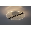 Rabalux 71483 LED mennyezetre szerelhető lámpa Norael | 20W integrált LED forrás | 1410lm | 3000K | fekete