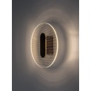 Rabalux 71484 LED fali lámpa Norael | 6W integrált LED forrás | 580lm | 3000K | fekete