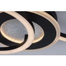 Rabalux 71485 LED mennyezetre szerelhető lámpa Lureo | 24W integrált LED forrás | 1580lm | 3000-6500K | távirányítás | fényerőszabályzó | fekete