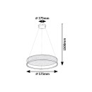 Rabalux 98072032 LED mennyezeti függőlámpa Farenzo  | 40W integrált LED forrás | 2000lm | 3000+4000K