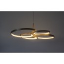 Rabalux 72401 LED mennyezeti függőlámpa Isidora | 70W integrált LED forrás | 5600lm | 3000-6500K | távirányítás | fényerőszabályzó | a kábelen | bézs