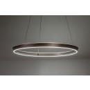 Rabalux 72402 LED mennyezeti függőlámpa Nevira | 36W integrált LED forrás | 2520lm | 3000-6500K | távirányítás | fényerőszabályzó | a kábelen | barna