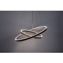 Rabalux 72403 LED mennyezeti függőlámpa Nevira | 45W integrált LED forrás | 3150lm | 3000-6500K | távirányítás | fényerőszabályzó | a kábelen | barna