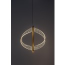 Rabalux 72464 LED mennyezeti függőlámpa Olyssia | 8W integrált LED forrás | 340lm | 3000K | a kábelen | aranyszínű